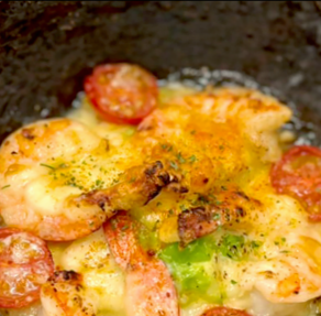 Shrimp & Avocado Gratine