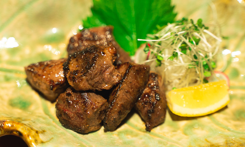 絶品！目裏肉のバター焼き