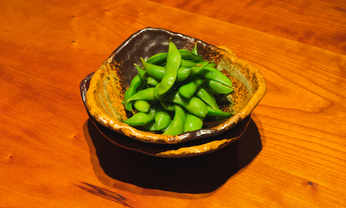 green soybeans