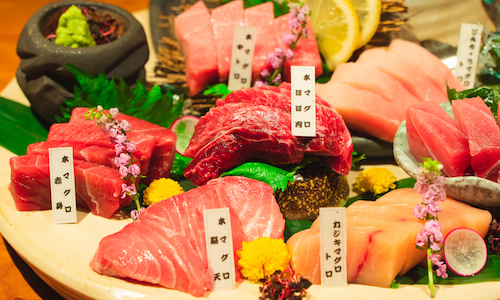 Assorted "Maguro" Tuna Sashimi7 kinds/6 kinds/5 kinds